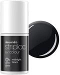 alessandro Striplac UV-Nagellack Midnight Black - Deckend & Kratzfest bis zu 15 Tage