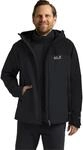 Jack Wolfskin Herren Wild Places 3in1 Jkt M, Phantom, M EU