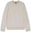 BOSS Sweatshirt Aus Baumwoll-Terry Mit Logo-Patch