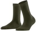 FALKE Damen Socken Family W So nachhaltige Baumwolle einfarbig 1 Paar, Gr&uuml;n