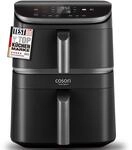 COSORI Airfryer, Hei&szlig;luftfritteuse 2 Kammern, 10,8 L Heissluftfritteuse, Innovative