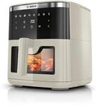 Bosch Hei&szlig;luftfritteuse Serie 6, XXL Air Fryer, creme, 7,2 L Fassungsverm&ouml;gen,