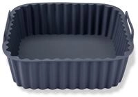 Fackelmann Silikonform f&uuml;r Hei&szlig;luftfritteuse &ndash; 15 cm glatt, Eckig,...
