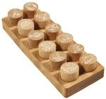 COLOP Woodies Holzstempel Set - Exotische Tiere - Abdruckgr&ouml;&szlig;e 30 mm