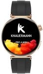 Knauermann PRO 4 MINI (2026) Rund Gold - EKG Gesundheitsuhr Blutdruck, Puls und