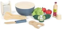 small Foot Schneide-Set Salat &bdquo;Fresh aus Holz, Lebensmittel-Spielzeug f&uuml;r