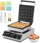 VEVOR Mini-Pfannkuchenmaker kommerzielle Dutch Mini Pfannkuchen Maschine, 25...