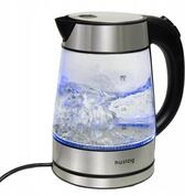 Huslog Elektrischer Wasserkocher Glas 1,7L 2200W LED Licht glaswasserkocher