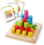 HABA Steckspiel Zylinder &ndash; Motorikspiel ab 2 Jahren mit 30 bunten...