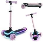 Kinderkraft RAKET Kinderroller ab 1 Jahr bis zu 50 kg, Scooter, Tretroller, LED