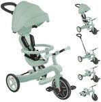 Globber Explorer Trike 4in1 ECO &ndash; Kinderwagen, Dreirad und Laufrad, 10/8,5 Zoll,