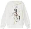 s.Oliver Junior M&auml;dchen Hoodie &ndash; Glitzerprint, geb&uuml;rstet, Regular Fit
