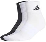adidas Unisex Cushioned Sportswear Ankle Socks 3 Pair Pack, medium grey