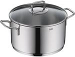 Silit Extra Cook, Kochtopf 24 cm mit Glasdeckel, Innenskalierung, breiter