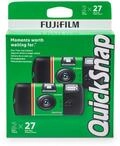 FUJIFILM QuickSnap Einwegkamera mit Blitz ISO 400 | Analoge 35mm Einmalkamera f&uuml;r
