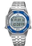 Seiko SMGG21P1 Herren Digitaluhr mit blauem und silberfarbenem Zifferblatt und