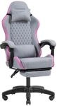 Mars Gaming MGC-X, Ergonomischer Gaming-Stuhl, Atmungsaktiver Stoff, Verstellbare