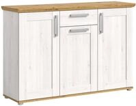 xonox.home - Kommode Verona 137x92x39 cm in Sibiu L&auml;rche und Artisan Eiche -