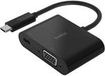 Belkin USB-C/VGA-Ladeadapter (unterst&uuml;tzt eine HD-Videoaufl&ouml;sung von 1080p; 60 W