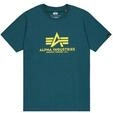 Alpha Industries Herren Basic BL T-Shirt, Deep Petrol, S
