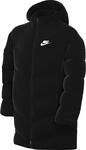 Nike Kinder K Nsw Tf Adp Puffer Mid Thigh Jacke, Black/White, 128/140