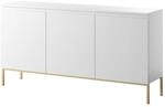 Selsey Kommode Schrank Aufbewahrungsschrank 150 cm 3 T&uuml;ren 6 F&auml;cher Wei&szlig;...