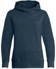 VAUDE Damen Kapuzenpullover Tuenno Hoody, pflegeleicht und schnelltrocknend, Dark