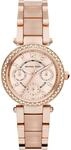 Michael Kors Parker Watch f&uuml;r Damen, Quarz-Chronographenwerk mit Edelstahl-...