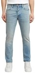 G-Star Herren 3301 Slim Jeans Jeans, Mehrfarben (Sun Faded Pacific Blue