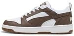 PUMA Rebound V6 Low Unisex Sneaker, Puma Wei&szlig;er Flacher Bronze Gummi, 36 EU