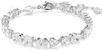 Swarovski Mesmera Armband, Rhodiniertes Damenarmband mit Wei&szlig;en Zirkonia in