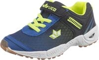 Lico Unisex Kinder BARNEY VS Hallenschuhe, Blau/ Schwarz/ Lemon, 41 EU