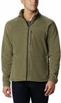 Columbia Herren Fleecejacke Mit Durchgehendem Rei&szlig;verschluss, Stone Green, XS