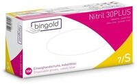 Einmalhandschuhe BINGOLD Nitril 30PLUS, Nitrilhandschuhe, kobaltblau, Gr&ouml;&szlig;e S,