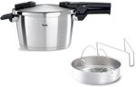 Fissler Vitaquick Premium/Schnellkochtopf (4,5 L, &Oslash; 22 cm) m. Einsatz,
