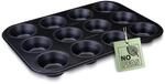 Zenker Perfect Black 12er Muffinform aus Stahlblech &ndash; zweifache