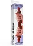 ToyJoy Foreskin Double Dong Silicone 35 cm Doppel-Dildo - Silikon, Karamell