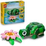 LEGO Creator 3in1 Turtle with a Water Lily Flower Toy - Animal Figure Transforms into