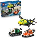 LEGO City Kombinationsset Flugzeug, Wartungsfahrzeug, Luftkissenboot 60505 