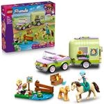 LEGO Friends Pferd und Fohlen mit Pferdeanh&auml;nger - Pferde Spielset mit