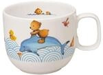 Villeroy & Boch Happy as a Bear Kinderbecher mit Henkel, 180 ml, Premium Porzellan,