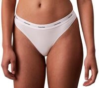 Calvin Klein Damen String Thong mit Stretch, Wei&szlig; (White), L