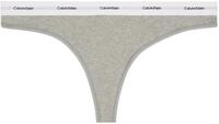 Calvin Klein Damen String Thong mit Stretch, Grau (Grey Heather), M