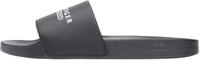 Tommy Hilfiger Herren Badeschuhe Raised Pool Slide mit Logo, Schwarz (Black), 46