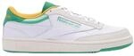 Reebok Club C 85 Unisex, White Upgradegreen Chalk, 37.5 EU
