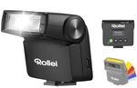 Rollei Flashy ONE Mini Kamera Blitz GN 16 mit LCD Display Recycle Zeit 0.01~2.5 s,
