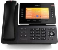 Snom D892M IP-Telefon mit DECT-Mobilteil, 12 SIP, Schwarz