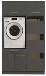 Laundreezy Waschmaschinenschrank, W&auml;scheschrank und 2X Schrankaufsatz,...