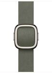 Apple Watch Band - Modernes Lederarmband - 42 mm - Silbergrau - Medium