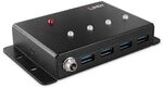 Lindy 4 Port USB 3.0 Metall-Hub